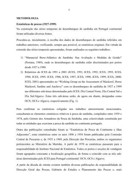 A Sardinha no século XX: Capturas e esforço de pesca (PDF ... - INRB
