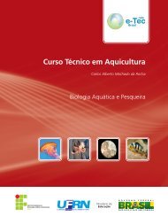 Curso Técnico em Aquicultura - Rede e-Tec Brasil - Ministério da ...