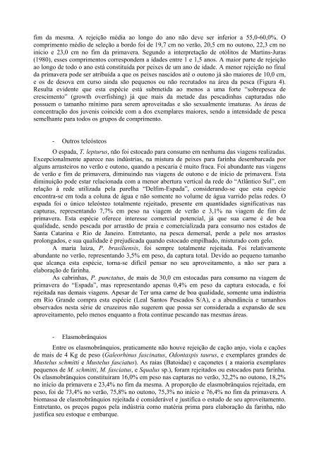 Haimovici, M. & Palacios Maceira, R. l98l. Observações sobre a ...
