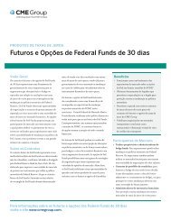 Futuros e opções de Federal Funds de 30 dias - CME Group
