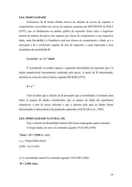 idade, crescimento e mortalidade do ariocó lutjanus synagris - Uesc