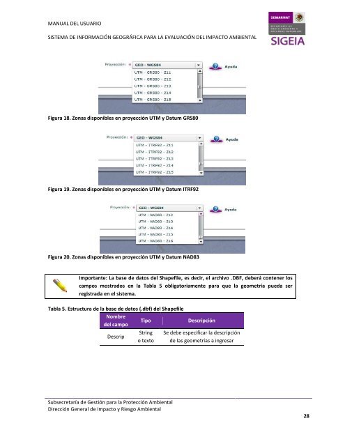 MANUAL DEL USUARIO SISTEMA DE INFORMACIÓN ... - Semarnat