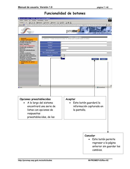 Sistema Unificado Promep (SISUP)