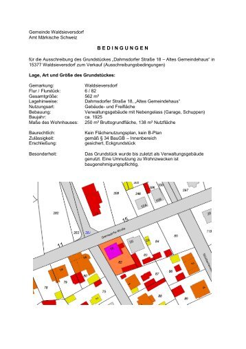 BEDINGUNGEN - Amt Märkische Schweiz