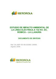 estudio de impacto ambiental de la línea eléctrica a 132 ... - Iberdrola