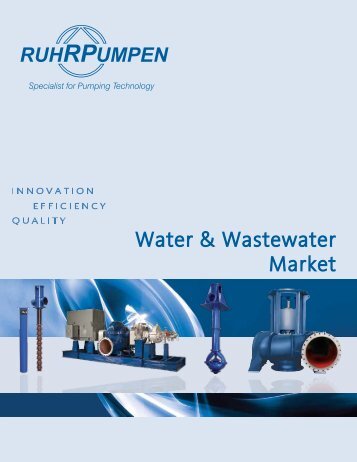 Water & Wastewater Market - Ruhrpumpen