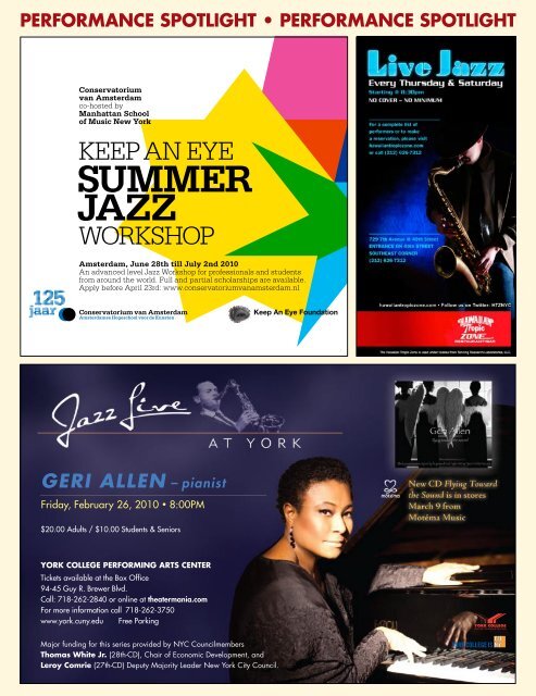 February 2010 issue - Jazz Singers.com