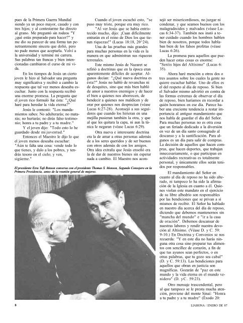 LIAHONA ENERO 1987.pdf - Cumorah.org