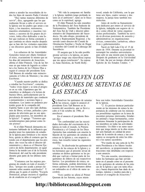 LIAHONA ENERO 1987.pdf - Cumorah.org