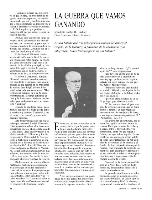 LIAHONA ENERO 1987.pdf - Cumorah.org