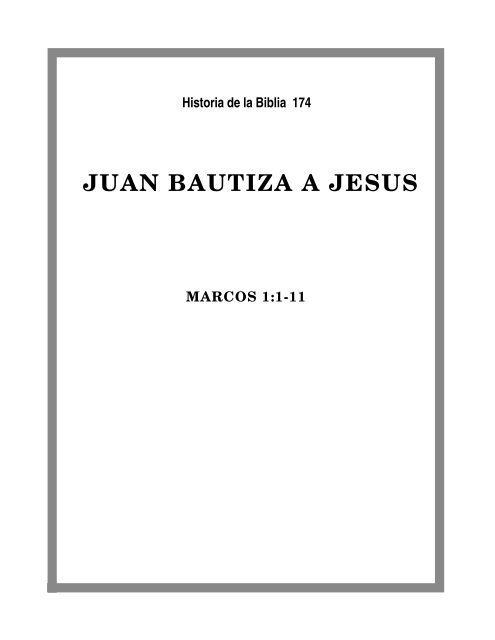 174 - Juan bautiza a Jesus - Horizonte Internacional