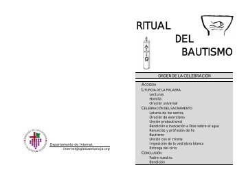 ritual del bautismo - Diócesis de Calahorra y La Calzada-Logroño