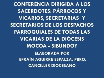 defunción - Diócesis de Mocoa Sibundoy