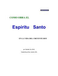 Espíritu Santo - Biblical Studies Ministries International