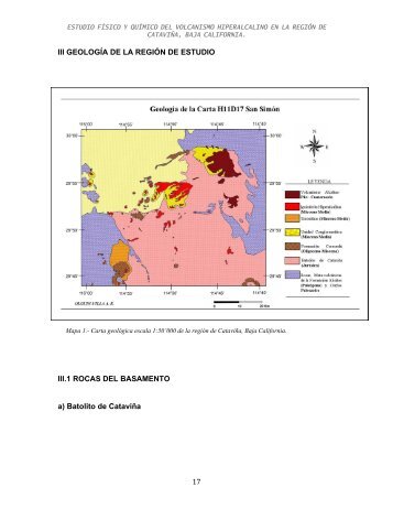 geología de la región de estudio - Universidad de Sonora