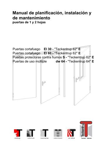 Manual para la instalación (pdf) - Teckentrup