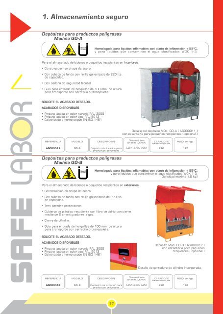 Descargar catálogo SAFELABOR (pdf, 3113 Kbytes)