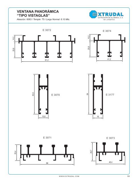 ventana corredera - Extrudal.com