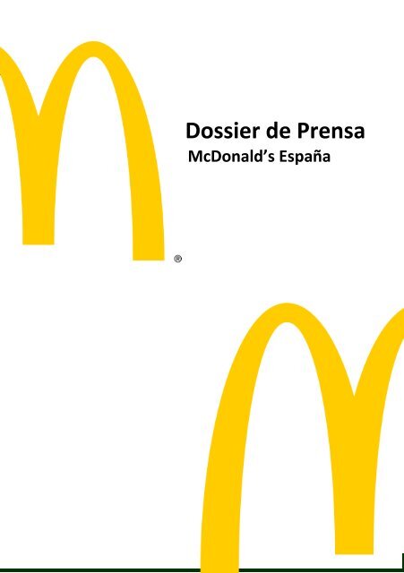 Dossier de Prensa - McDonald's España