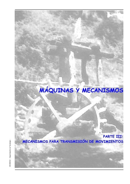 MÁQUINAS Y MECANISMOS