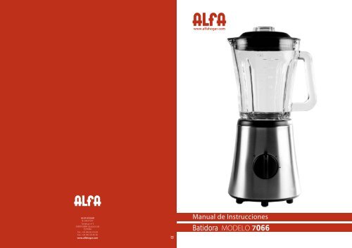 Batidora MODELO 7066 - Alfa