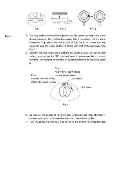 BATIDORA DE VASO MANUAL DE INSTRUCCIONES - Airis Support