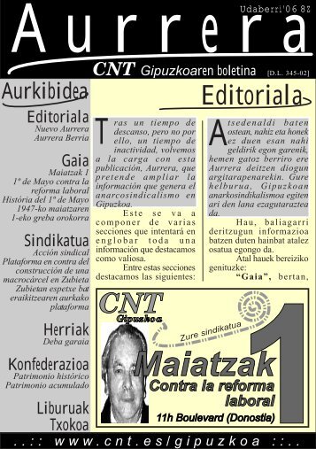 1Maiatzak - CNT Gipuzkoa