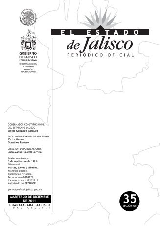 XLII - Sitio Web Restringido - Gobierno de Jalisco