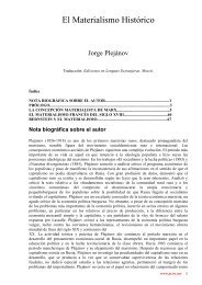 Plejanov - El Materialismo Histórico.pdf - Biblioteca Revolucionaria