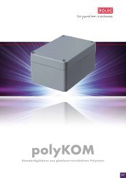 polyKOM - Standardgehäuse aus GFK