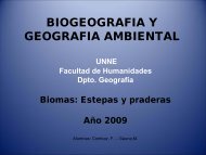 biogeografia y geografia ambiental - Facultad de Humanidades-UNNE