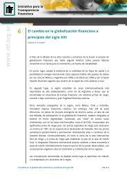 El cambio en la globalizacin financiera a principios del siglo XXI - ITF