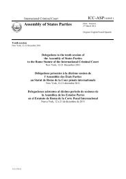 Assembly Of States Parties Icc
