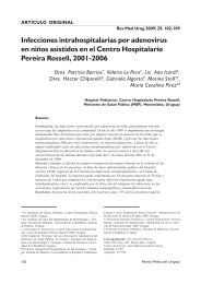 Infecciones intrahospitalarias por adenovirus en niños asistidos en ...