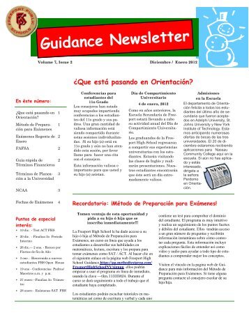 Volume 7 Issue 2 (Spanish) (Read-Only) - Freeport Public Schools