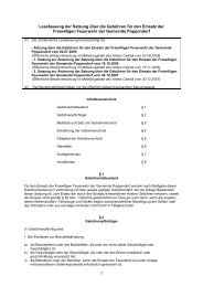 LESEFASSUNG Ffw-Gebührensatzung Poppendorf - Amt Carbäk