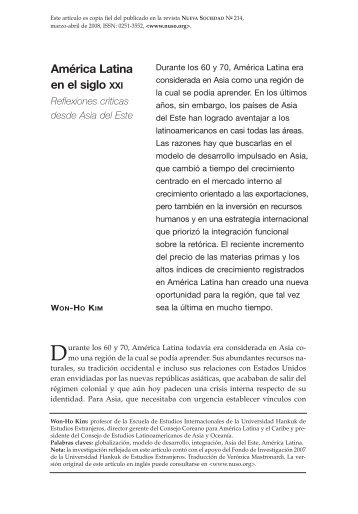 América Latina en el siglo XXI - eFaber