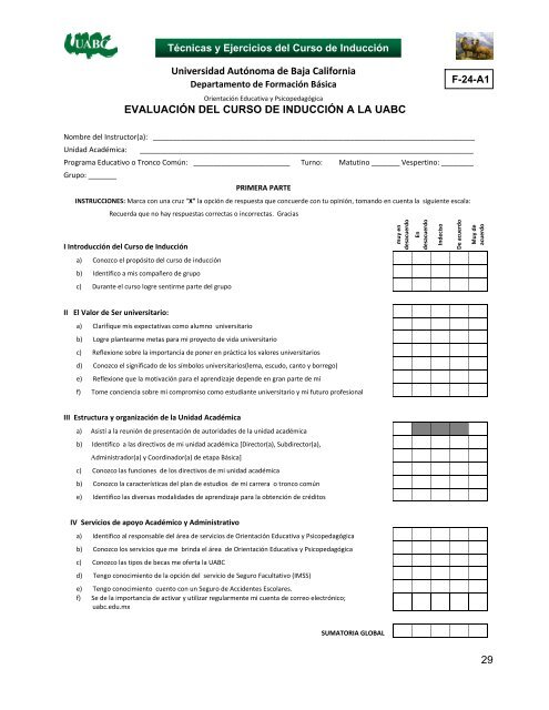 Cuadernillo de Ejercicios - Universidad Autónoma de Baja California