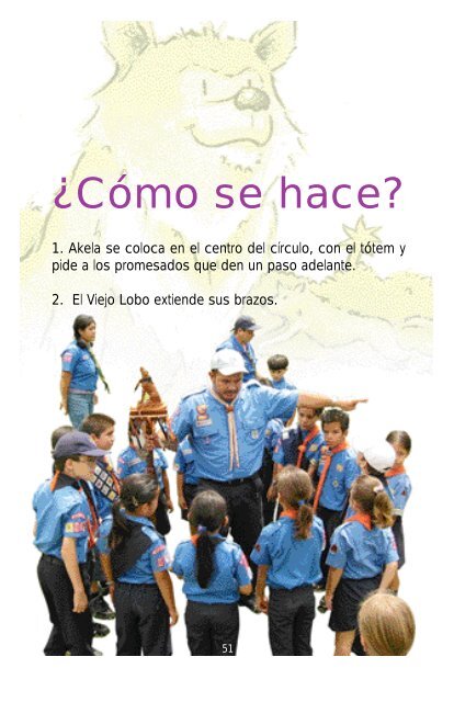 Primeros pasos en la manada - Guías y Scouts de Costa Rica