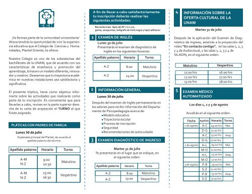 1 - CCH Oriente - UNAM