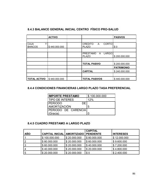 ESTUDIO DE FACTIBILIDAD PARA LA ... - Universidad EAN