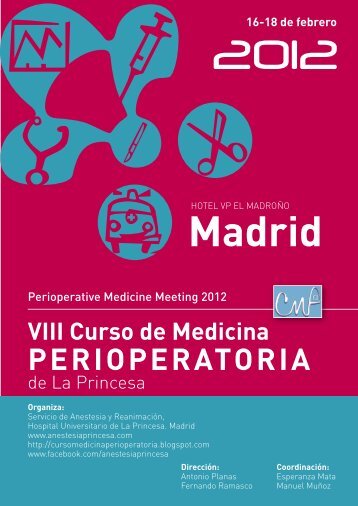 Curso de Medicina Perioperatoria 2012 - AnestesiaR