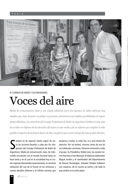 Año 7 Nº28 - Diciembre 2011 - Argentores