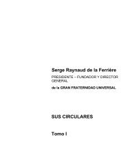 Serge Raynaud de la Ferrière SUS CIRCULARES Tomo I