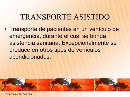 Transporte Asistido - Recursos Educacionales en Español para ...