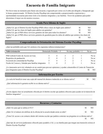 Encuesta de Familia Imigrante