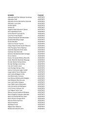 Lista de participantes