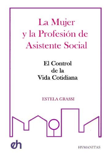 “La mujer y la profesión de asistente social”.