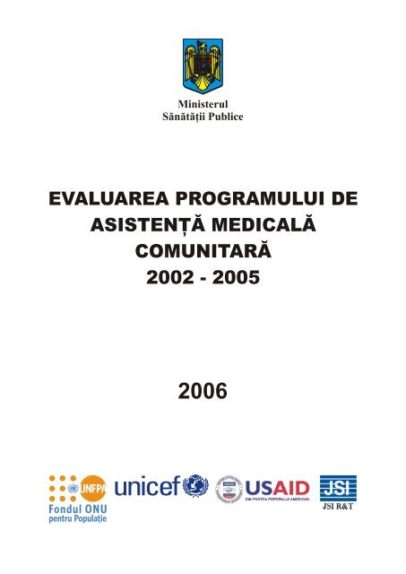 Evaluarea programului de asistenţă medicală comunitară - UNICEF