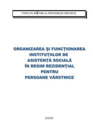 Organizarea si functionarea institutiilor de asistenta sociala